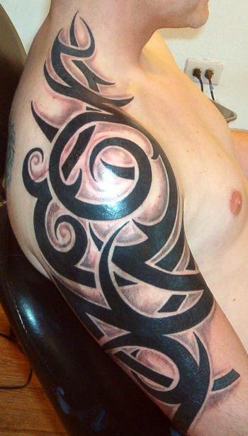 gothic sleeve tattoo
